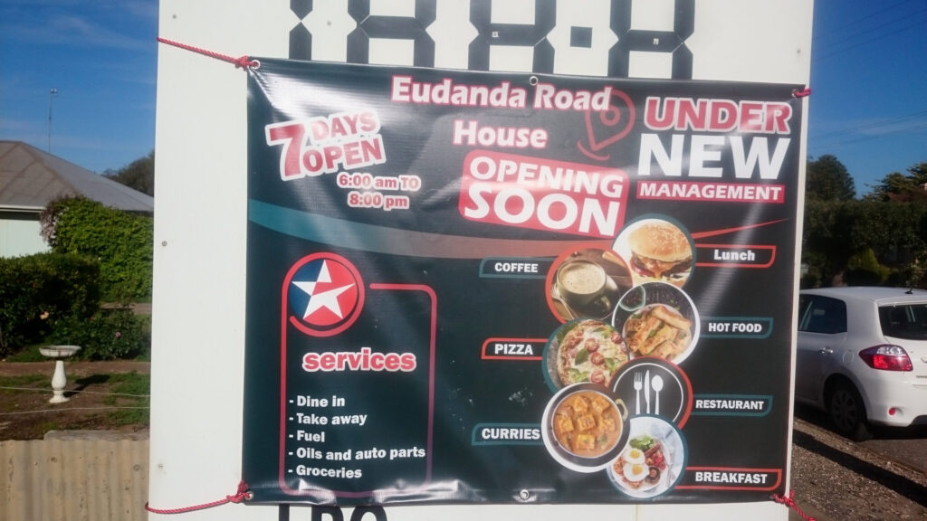 Eudunda Roadhouse Opening Soon banner