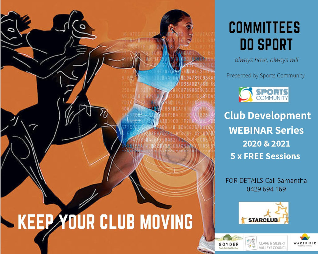 Committees Do Sport - Club Development Webinar Series 2020-2021