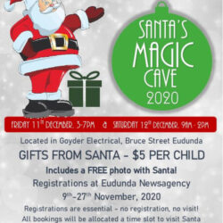 Santa’s Magic Cave 2020 – Eudunda