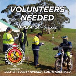 Volunteer To Help At The Huge Historic Hardi 24 Hour Centenary Trial 2024 In July