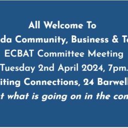 All Welcome To ECBAT Committee Meeting Tues 2nd April 2024 Note The New Location