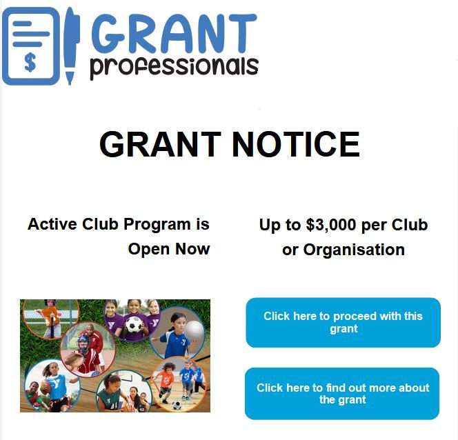 Active Club Grants - Nov 2024