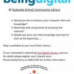 Good Response to Callout For beingdigital@Eudunda School Community Library