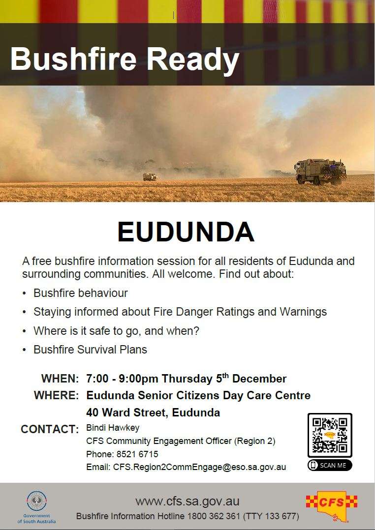 Bushfire Ready - Eudunda - 5th Dec 2024