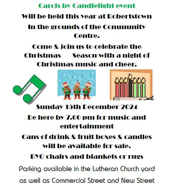 Carols by Candlelight At Robertstown - 15th Dec 2024