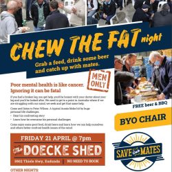 Chew The Fat Night – Eudunda – The Doecke Shed – 21st April 2023