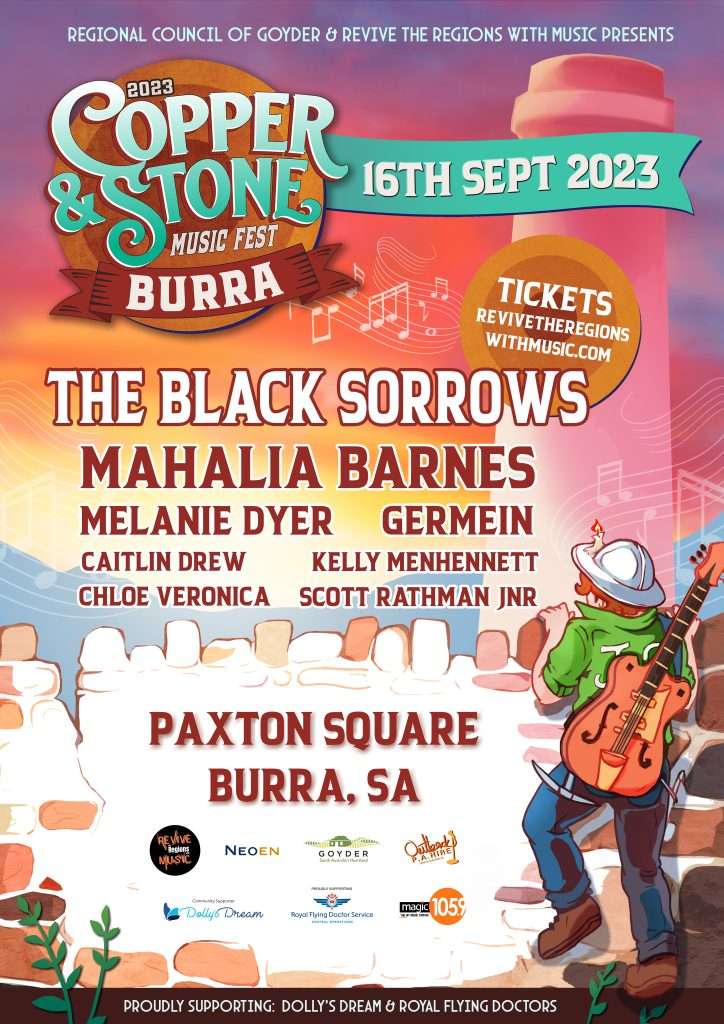 Copper & Stone Music Fest - Burra 16th Sept 2023