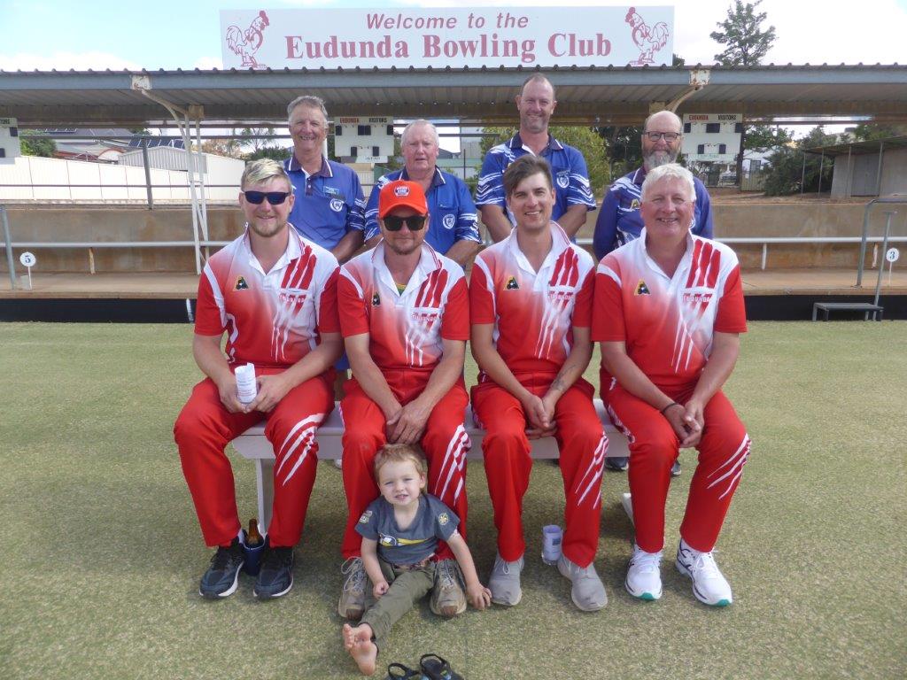 Cosmo Fours Tournament Winners & Runners Up at Eudunda