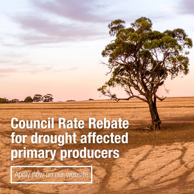 Council Rate Rebate for drought affected primary producers 2021