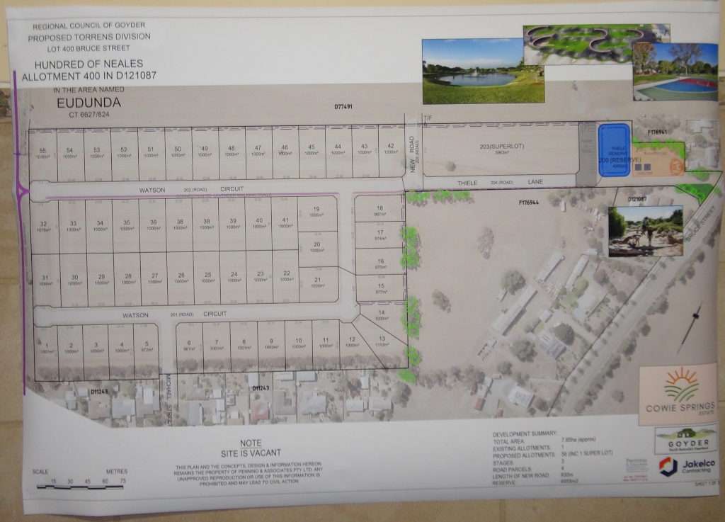 Cowie Springs Estate - Development Proposal 16th May 2024