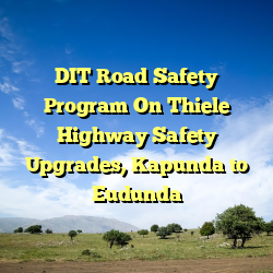 DIT Road Safety Program On Thiele Highway Safety Upgrades, Kapunda to Eudunda