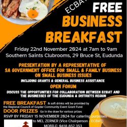 FREE Business Breakfast For Local Businesses By ECBAT – 22nd Nov 2024