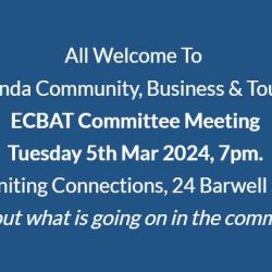 All Welcome ECBAT Committee Meeting Tues 5th March 2024