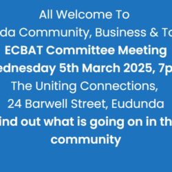 All Welcome To Next ECBAT Committee Meeting Wed 5th March 2025