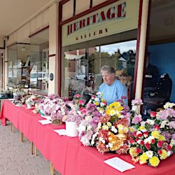 Heritage Gallery Holds Successful Mother’s Day Flower Stall