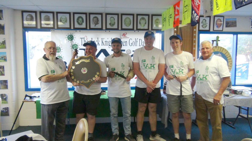 Edgar Zander Legacy Shield Winners Sam, Sam, Dan and Connor