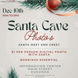 Eudunda Christmas Party – Santa Cave Photos 2022