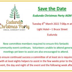 AGM – Eudunda Christmas Party – 8th March 2022