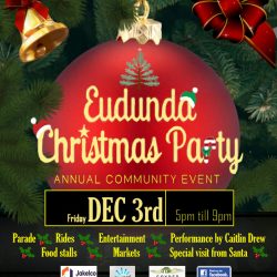 Eudunda Christmas Party – Celebrate at Our Annual Community Event – Fri 3rd Dec 2021