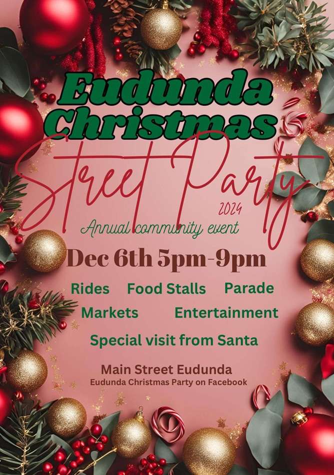 Eudunda Christmas Street Party - 6th Dec 2024