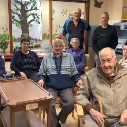 Eudunda Hostel Residents & Staff Receive Restored Trolley From Hub & Shed Volunteers