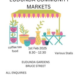 ‘Eudunda Community Market’ – Saturday 1st February 2025