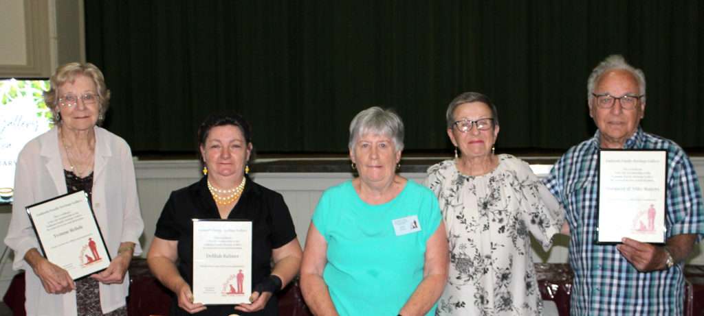 Heritage Gallery - Friends of the Gallery - Award Recipients