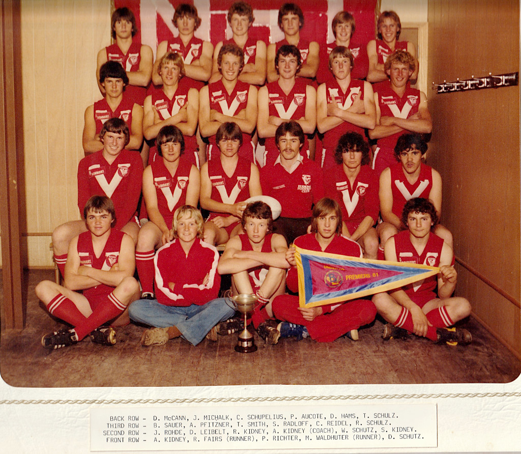 Eudunda Football Club Under 17s Premiership 1981