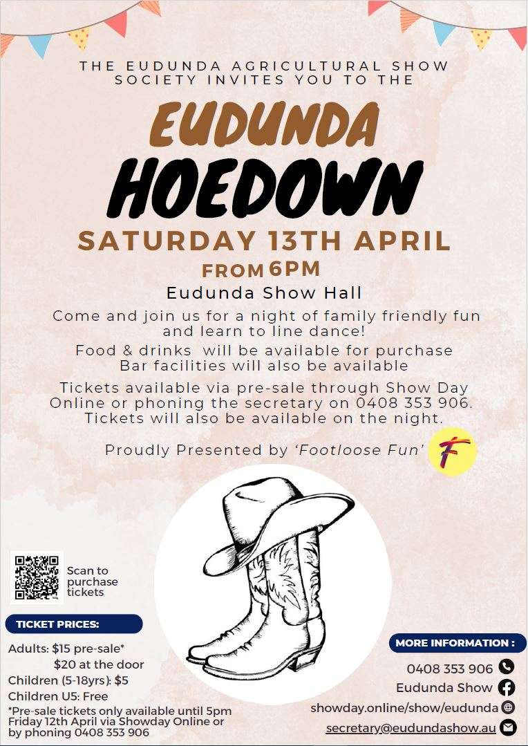 Eudunda Hoedown 13th April 2024