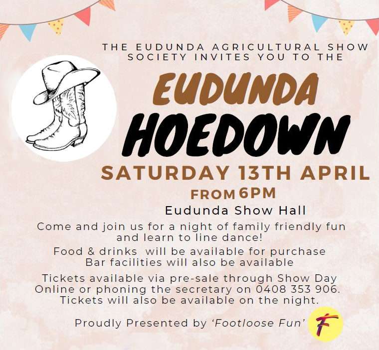 Eudunda Hoedown banner