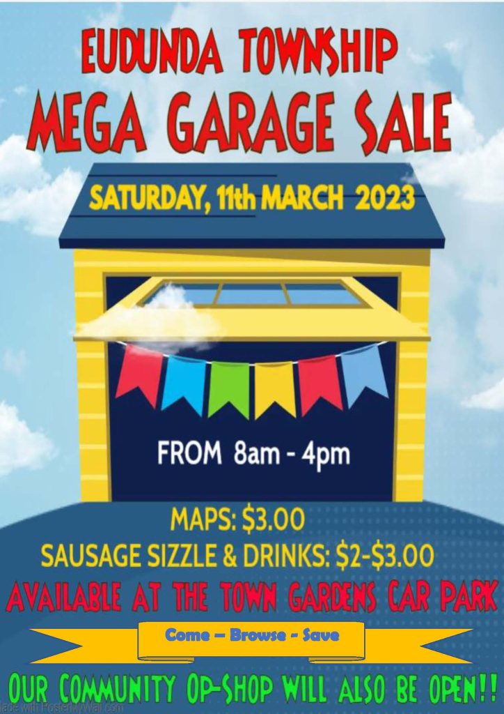 ON TODAY Eudunda Mega Garage Sale 11th March 2023 Will You Find A