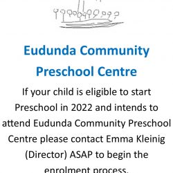 Enrol Now For Eudunda Preschool In 2022