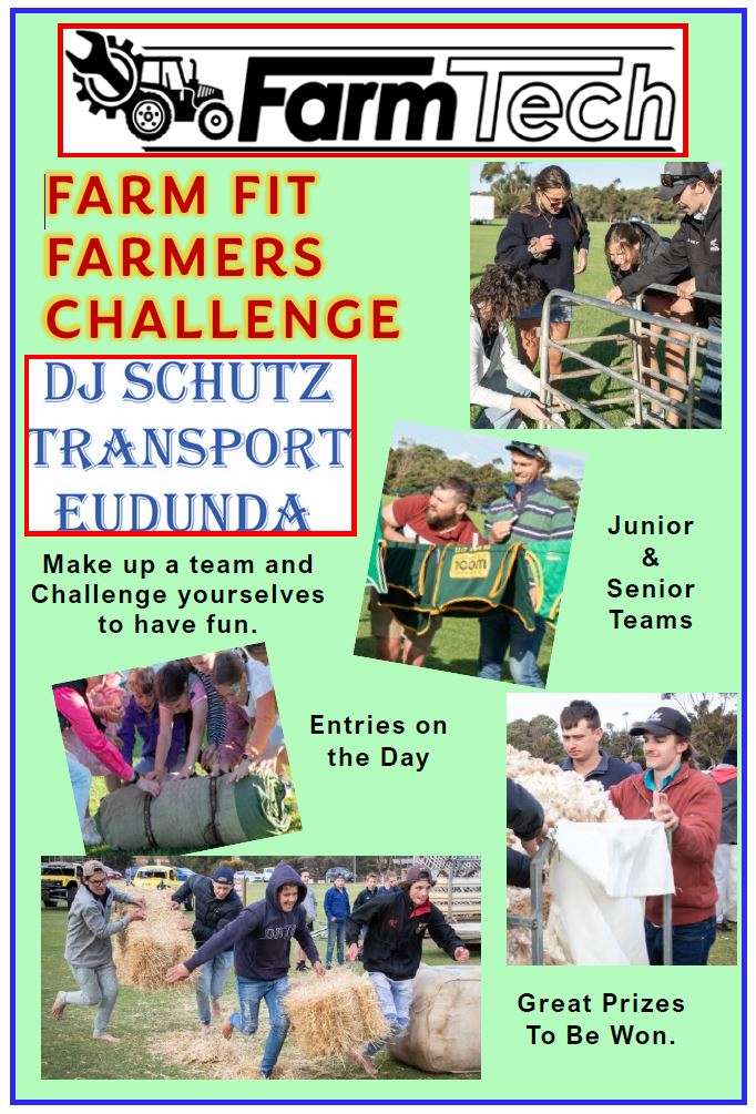 Eudunda Show 2024 - Farmtech Farm Fit Farmers Challenge