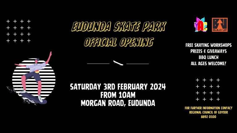 Eudunda Skate Park – Official Opening - banner