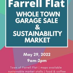 Farrell Flat Whole Town Garage Sale & Sustainability Market 29th May 2022