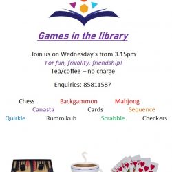 Games Fun In The Library On Wednesdays