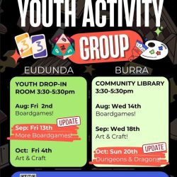 Goyder Youth Activity Group On Eudunda Friday 13th Sept 2024 With More Boardgames