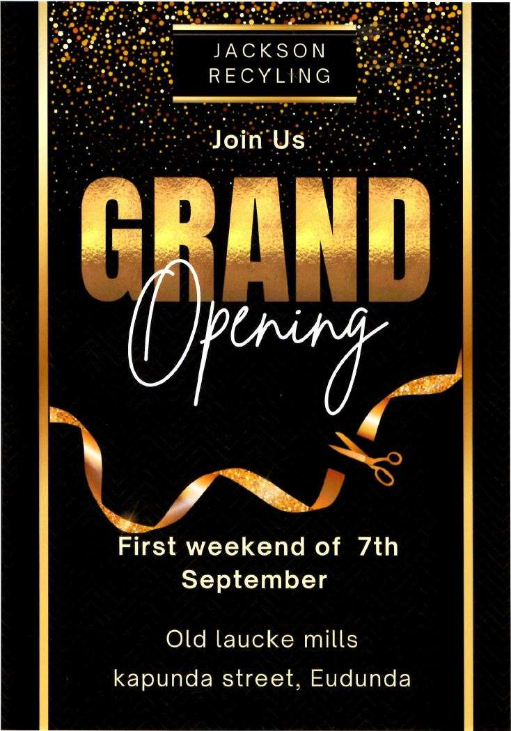 Jackson Recycling - Grand Opening 7th Sept 2024