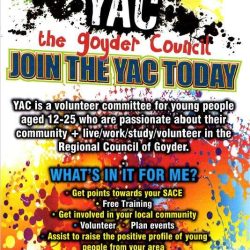 Local Youth Invited To Join Goyder YAC