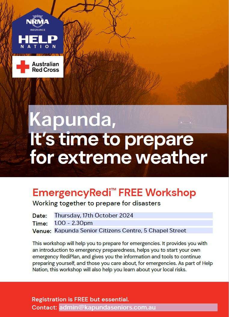 Kapunda - Its Time To Prepare For Extreme Weather - 17th Oct 2024