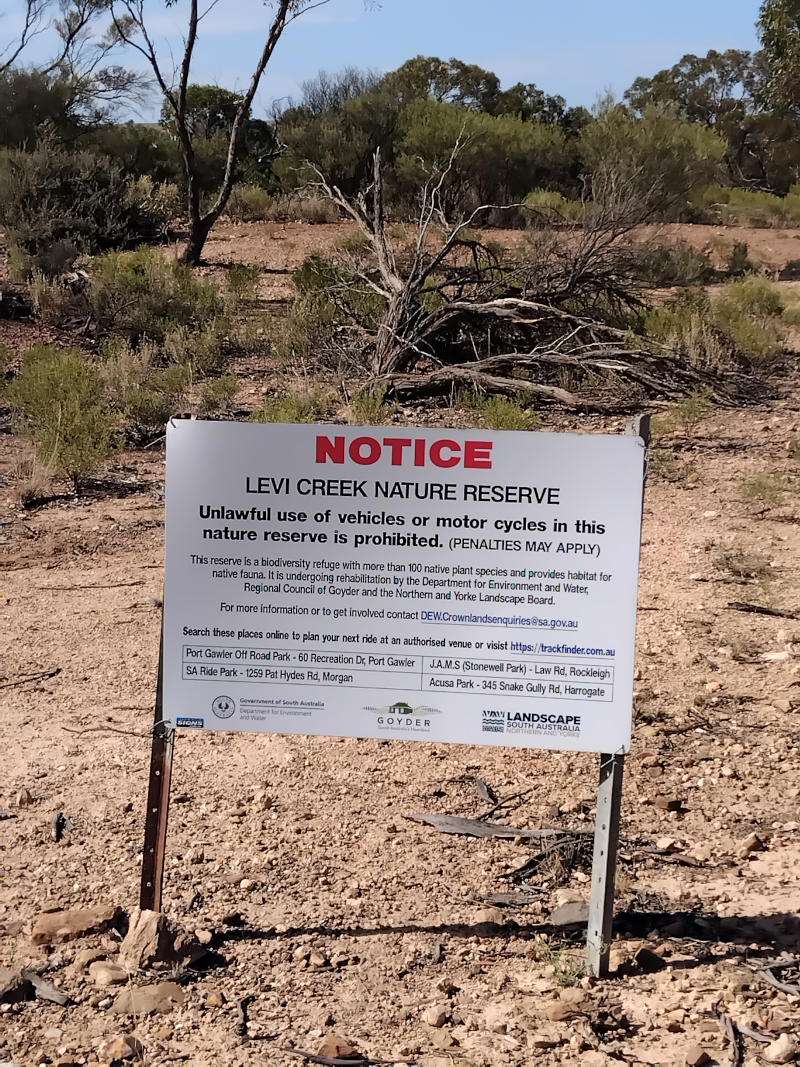 Levi Creek Nature Reserves Get New Signage