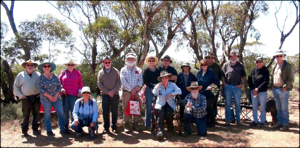 Levi Creek Nature Reserves Restoration Guided Walk - attendees