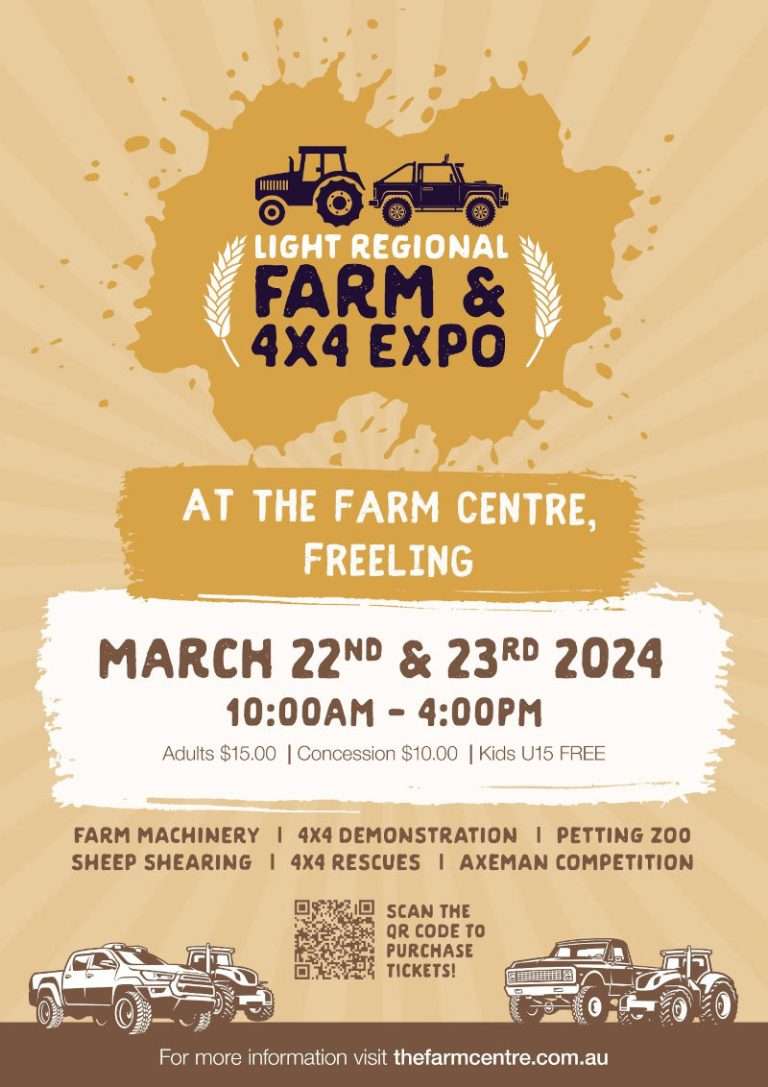 Light Regional Farm & 4x4 Expo - March 22nd & 23rd 2024