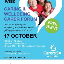 National Carers Week  – 17th October 2022 – Caring & Wellbeing Carer Forum