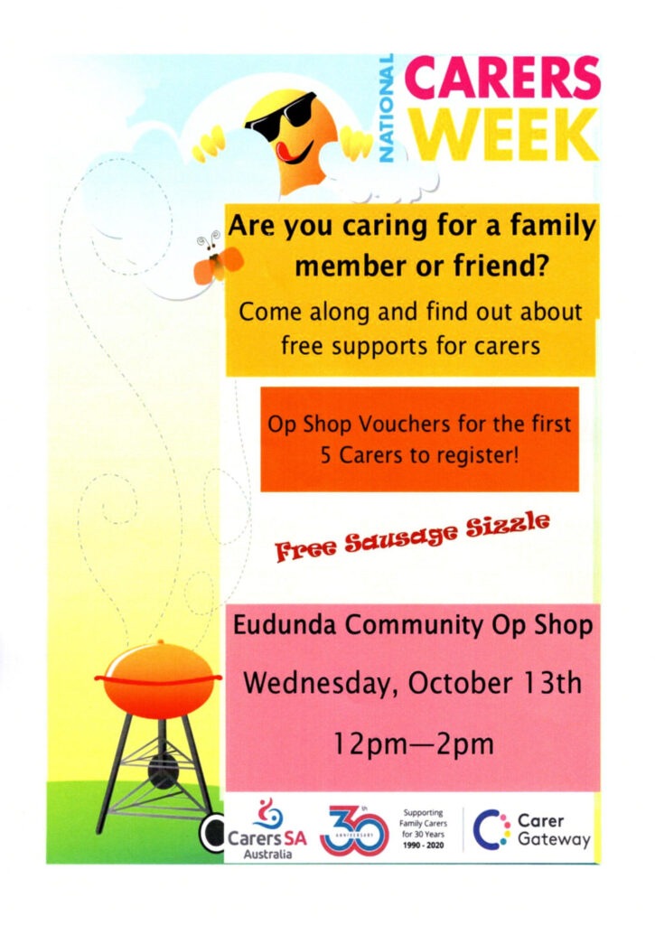 National Carers Week at Eudunda 13th Oct 2021