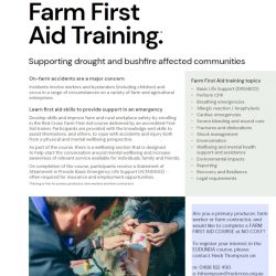 Red Cross Farm First Aid Training Available Free – Expressions of Interest