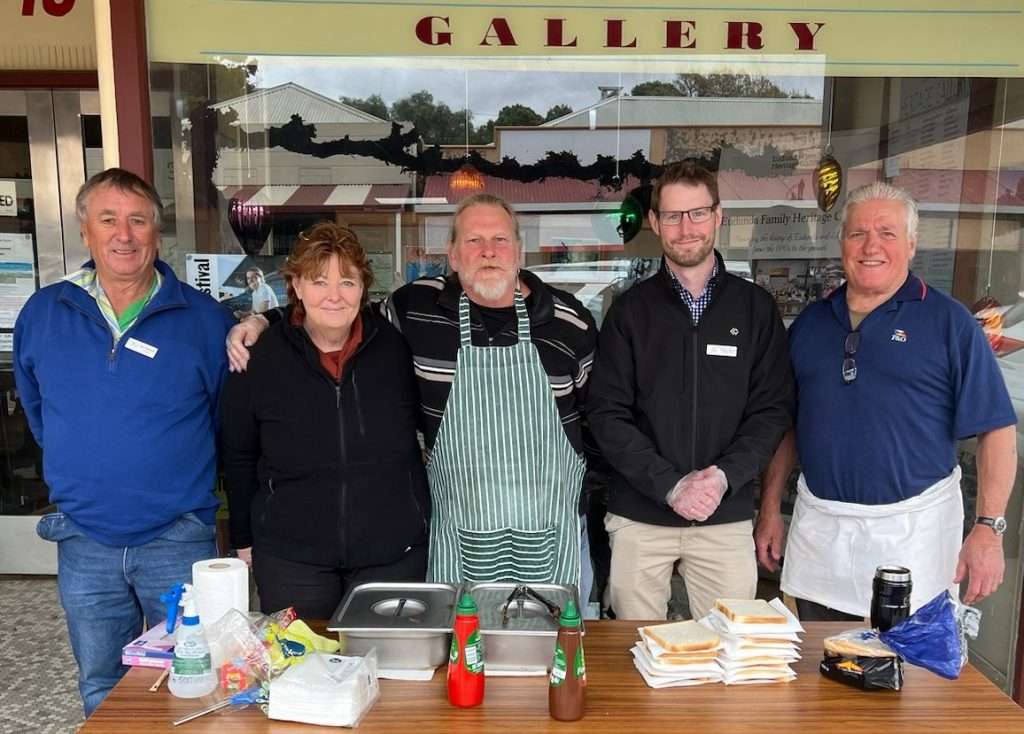 Regional Council of Goyder BBQ for Volunteer Week at Eudunda