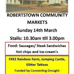 Robertstown Community Markets – 14th March 2021 – More Details