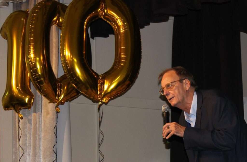 Robertstown Hall Centenary - Peter Goers asks Merv Lehmann why his shop isnt open today