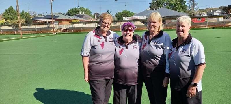 Runner’s Up Tanunda’s Sharon Burgemeister, Sue Yates, Meredith Stewart and Kathy Wallace